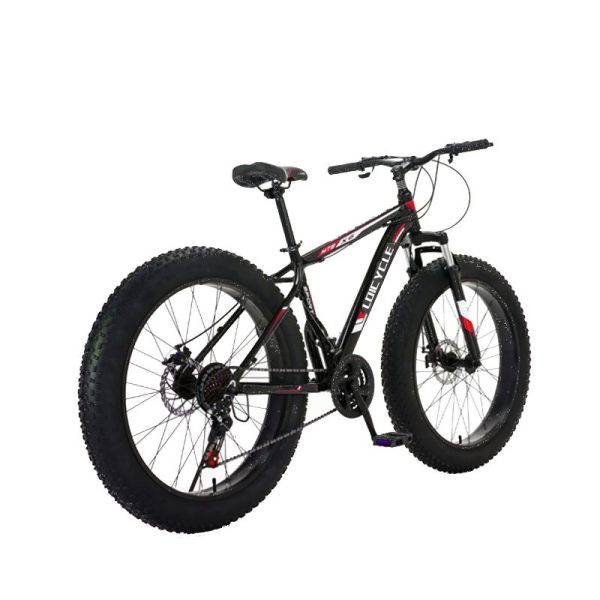 26 inch 7 speed Black Fat Tire Snow Bike 26 Inch Fatbike bikes - Image 4