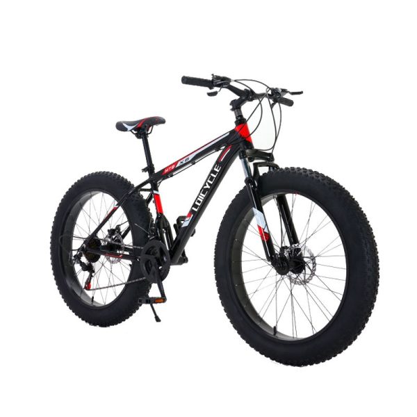 26 inch 7 speed Black Fat Tire Snow Bike 26 Inch Fatbike bikes - Image 3