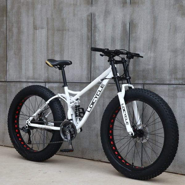 24 inch 26 inch Fat tires snow tires all shock-absorbing bicycles - Image 2