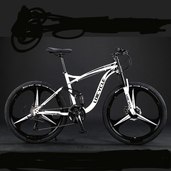24 inch 26 inch 7 speed 21 speed high carbon steel fully suspension mountain bike - Image 3