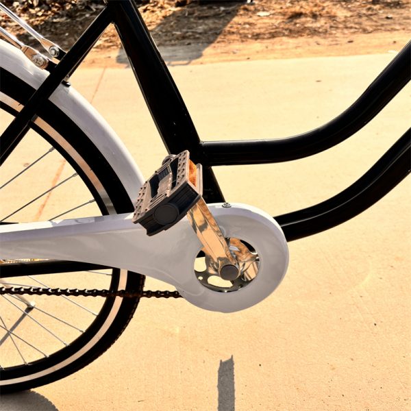 Wholesale Fashion 24 Inch Ladies Bike High Carbon Steel Frame City Bike With Baskets For Adult - Image 3